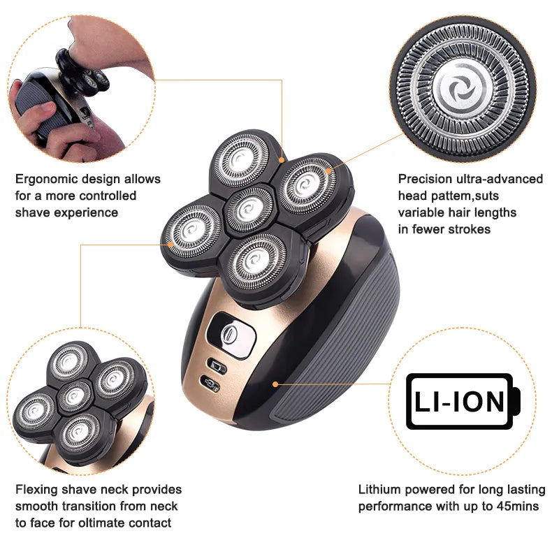 5 In 1 Electric Shaver